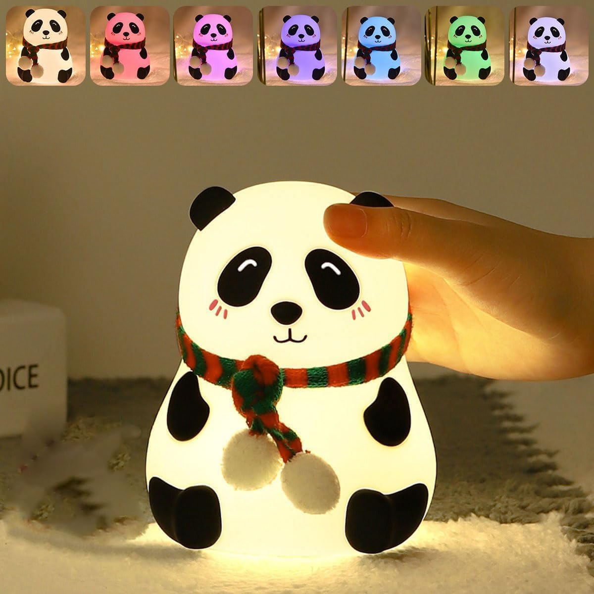7-Color Changing Panda Night Lamp